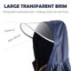 thumbnail image 2 of Hombres Mujeres Ciclismo Bicicleta Bicicleta Impermeable Impermeable Capa Poncho Con capucha A prueba de viento Capa de lluvia Mobility Scooter Cover (Azul marino), 2 of 5