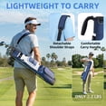 thumbnail image 2 of Sturdum Lightweight Golf Stand Bag, Portable Par 3 Carry Bag with Insulated Cooler Pocket, Durable Golf Bag for Driving Range, Pitch & Putt & Executive Courses, 2 of 8