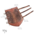 thumbnail image 3 of Youkk Authentic Knights Archery Medieval Bracer Arm Armor Cuff Cosplay Horsing Riding Coffee 21.5x14.5cm 1Set, 3 of 6
