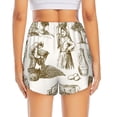 thumbnail image 2 of Lsque Olive Picking Printed Women's Running Shorts with Liner Pockets,Elastic Quick Dry Workout Athletic Gym Yoga Shorts,Womens High Waist Shorts-, 2 of 9