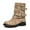 Off-White, variant on SACFOF Mid Calf Boots For Women with a Wide Toe Box Motorcycle Biker Riding Boots with Buckles Round Toe Dress Boots with Low Chunky Heel