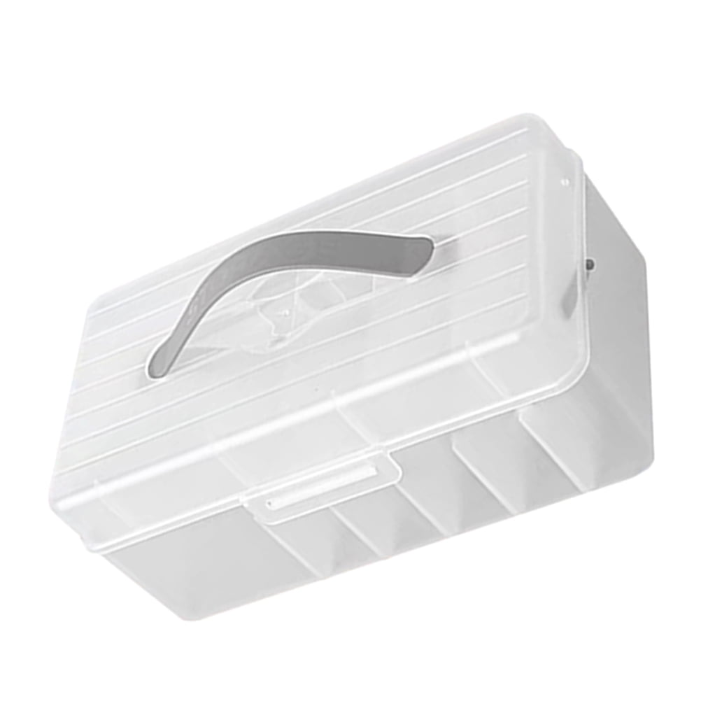 WHAMVOX Plastic Cord Organizer Compartment Cable Management Box Electronics Organizer Bin