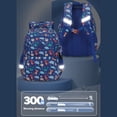 thumbnail image 5 of Fgnfyis Backpack for Kids Elementary Students Water Large Capacity Casual Daypack Ages 7 18 School Backpack Dark Blue, 5 of 9