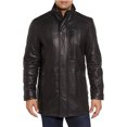 thumbnail image 4 of Chaqueta de piel para hombre Marc New York Marrón Pequeña, 4 of 4