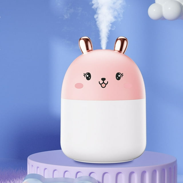 Sentmoon Deals of the Day Clearance Prime Cute Rabbit Mini Humidifier, Cute Pet Home Bedroom Car Light Desktop Heavy Mist Humidifier Todays Deals Clearance Sales