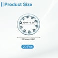 thumbnail image 2 of 20Pcs SAE 1/2" Zinc-Plated Carbon Steel Internal Tooth Lock Washer, 2 of 6