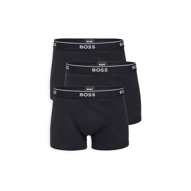 Bóxer de Algodón BOSS para Hombre Paquete de 3 Negro Talla XXL