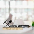 thumbnail image 2 of Handmadetneonsign Archeology Metal Nameplate, Archeology Desk Nameplate, Archeology Desk Name Plate Decor, 2 of 5