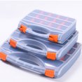 thumbnail image 4 of pitrice Boîte à Outils Grilles de Rangement Diviseurs Amovibles Vis Application Ménage de Protection Stockage Visseuse Écrous Compartiment Réparation Organisateur de Cas pour le Stockage des Outils 38 * 31 * 7 / 380k, 4 of 9