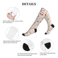thumbnail image 5 of Honeii Colorful Bow Knots Print Sports Compression Socks,Running Crew Socks,Moisture-Wicking Anti-Blister Hiking&Gym Athletic, 5 of 7