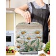 thumbnail image 2 of White Daisy Stand Mixer Dust Cover with Storage Pocket & Handles, Vintage Botanical Spring Floral Summer Fits All Tilt Head & Bowl Lift Kitchen Appliance Cover Organizer Bag Accessories, 6-8 Quart, 2 of 6