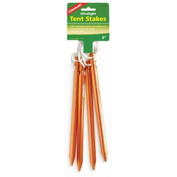 Coghlans 1000 Anodized Aluminum Tent Stake - Orange