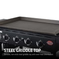 thumbnail image 4 of Char-Griller® Flat Iron® 4-Burner Gas Griddle in Black, 4 of 5
