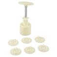 thumbnail image 4 of Mosiee Premium Mooncake Press Molds: Create Exquisite 50G Flower Moon Cakes With 6, 4 of 8