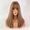 Flaxen, variant on Long hair one-size-fits-all black medium-length straight hair fashionable air bangs cross-border wig