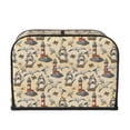 thumbnail image 2 of Daiia Marine Birds And Coastal Lighthouse Pattern 4 slice Toaster Cover, Toaster Appliance Dust-proof Cover For Kitchen Small Appliance Dust Cover and Fingerprint Protection, 2 of 7