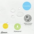 thumbnail image 5 of Spencer Starfish Beach Theme Bathroom Shower Curtain Water Repellent Seashell Conch Shell Fabric Shower Curtain for Bathroom with Hooks, 71" x 71", 5 of 6