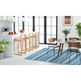 thumbnail image 3 of SAFAVIEH Montauk Albine Striped Cotton Area Rug, Grey/Blue, 4' x 6', 3 of 9