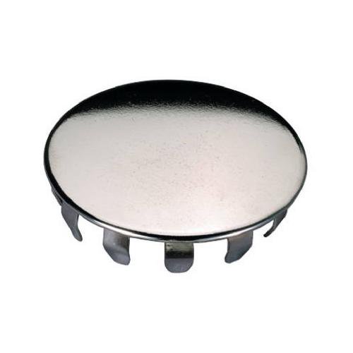 Snapin Sink Hole Cover, Chrome Metal, 1.5" O.d. Hole, BrassCraft, 175950