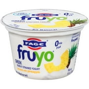 Fage Fruyo Greek Nonfat Strained Yogurt Blended with Pineapple, 6 oz