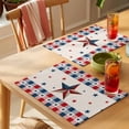 thumbnail image 4 of Independence Day Placemats Set of 1, USA Flag Star Blue and Red Plaid Non-Slip Place Mats Washable Table Mats for Kitchen Dining Table Decorations Indoor/Outdoor, 4 of 9