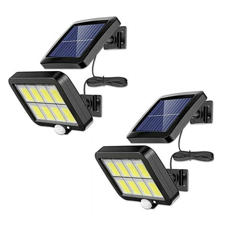 

FTjfrsbc Solar Lights Outdoor 160 COB PIR Motion Sensor IP65 Waterproof Security