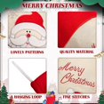 thumbnail image 4 of 6 piezas de conjunto de decoración de calcetines navideños grandes calcetines navideños bordados clásicos de Santa Snowman renos, calcetines colgantes de Navidad para la familia Afortunado Sencillez, 4 of 5