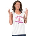 thumbnail image 3 of Cupcakes Good Idea Food Sweet Dessert Womens Plus Size Graphic Tank Top Brisco Brands 3X, 3 of 5
