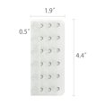 thumbnail image 3 of Sujetador Ajustable Para Mujeres 3 Filas De 6 Ganchos Tira De Cinta Extender Blanco-6 Ganchos-3pcs Una Talla, 3 of 5