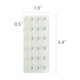 thumbnail image 3 of Sujetador Ajustable Para Mujeres 3 Filas De 6 Ganchos Tira De Cinta Extender Blanco-6 Ganchos-3pcs Una Talla, 3 of 5