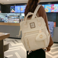 thumbnail image 5 of Mochila para estudiantes, estilo femenino, mochila de clase sencilla, mochila ligera para escuela secundaria y preparatoria, mochila de gran capacidad, bolso para computadora, de moda, 5 of 5