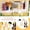 Multicolor, variant on Porch Goose Costume Wigs Set for Porch Goose Decoration Porch Goose Synthetic Hair Accessories for Porch Goose Display Porch Goose Dress Up Kit Multicolor