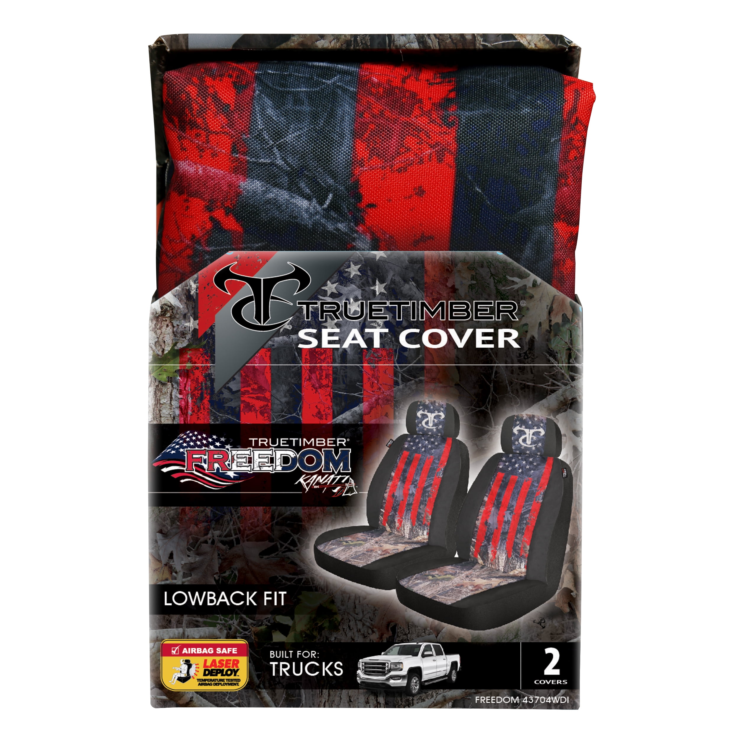 TrueTimber 2-Piece Kanati Freedom Truck Seat Covers, 43704WDI