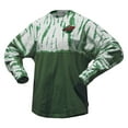 thumbnail image 2 of Unisex Spirit Jersey Green Minnesota Wild Crystal Half Dye Long Sleeve T-Shirt, 2 of 3