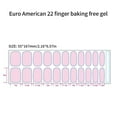 thumbnail image 3 of Gel Nails Stickers Full Covers Adhesive French Manicure Strips Quick Apply Not Lamp Light Required Salon Quality, 3 of 9