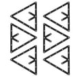 thumbnail image 1 of Cergrey 6Pcs/Set Billiard Rack Black Triangle Ball Holder Positioning Billiard Table Pool Cue Accessory, Billiard Ball Holder,Billiard Rack, 1 of 8