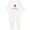 AA-White, variant on Inktastic It's My First Valentine's Day Baby Romper Coveralls