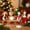 D, variant on 5.98in Christmas Resin Duck Figurine, Cute Holiday Duck Tabletop Ornament, Indoor Desktop Shelf Window Sill Chrismas Home Decoration