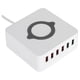 thumbnail image 1 of Cargador USB Inteligente Inalámbrico Inteligente Estación De Carga USB 6 Puertos Soporte De Carga Inductiva Carga De Teléfono Inalámbrico Para Teléfono / Tableta, 1 of 7