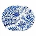 thumbnail image 3 of Saro Lifestyle Assiette de Recharge Décorative à Imprimé Floral Style Français Indigo 14 Po - Ensemble de 4, 3 of 3