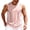 #0355-Pink, variant on Qiyinn Men Sleeveless Gym Tank Top Mesh Panel Breathable Quick Dry Workout Athletic Vest with Reflective Stripes Loose Fit Casual Sport Shirt for Adult