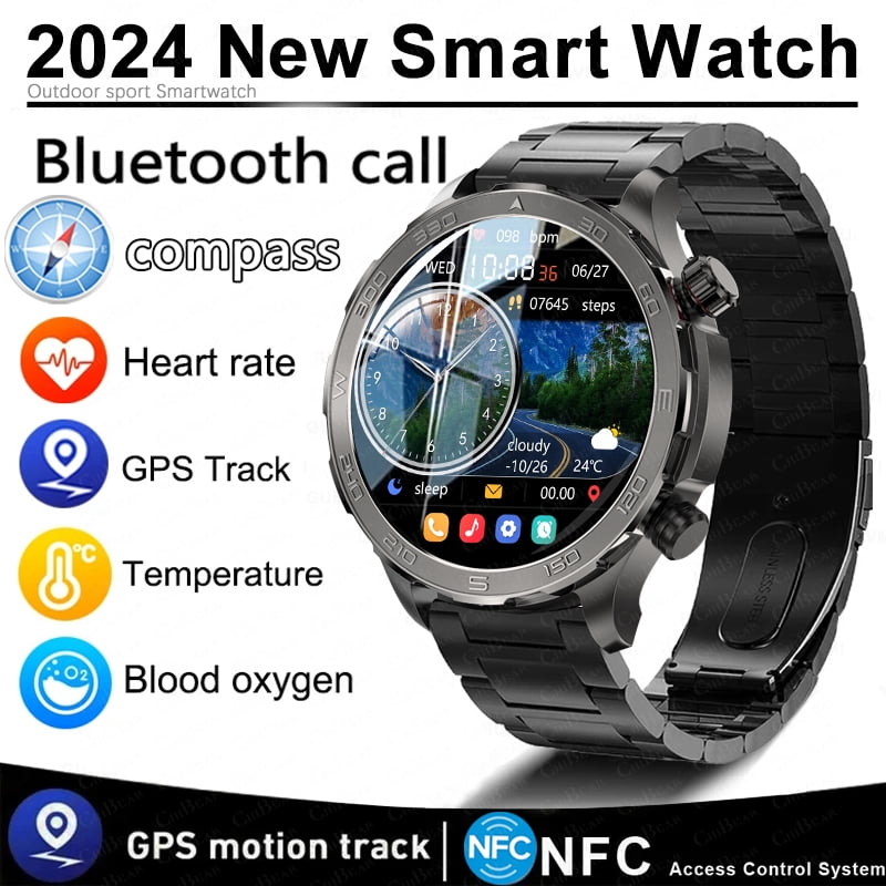 For HUAWEI Watch GT5 NFC Smart Watch Men Compass Wireless charging