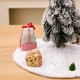thumbnail image 3 of Falda de árbol de Navidad con purpurina blanca, tapete grande de invierno, añadir más ambiente festivo, novedad, 3 of 4