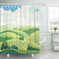 thumbnail image 1 of Cortina de Ducha ABPHQTO Agricultura Tierras de cultivo Paisaje Rural 160x180 cm, 1 of 1