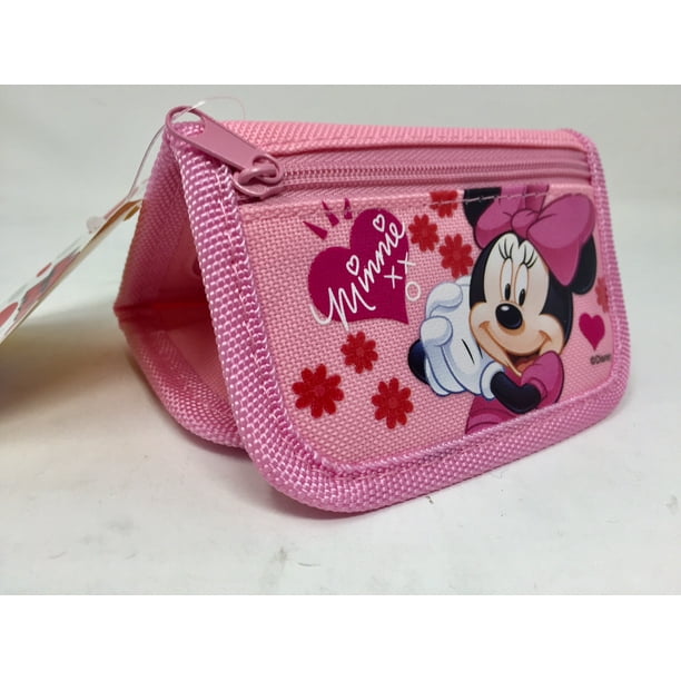 Disney Disney Minnie Mouse TriFold kids Wallet In Pink