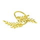 thumbnail image 3 of Anillos para servilletas, porta servilletas de hojas de metal, elegante adorno para mesas, reuniones, Navidad, decoración de mesas para cenas, 3 of 9
