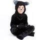 thumbnail image 5 of Pijama de una pieza con diseño de gato negro para niño y niña, mono unisex de animal, conjuntos de mamelucos, disfraz de fantasía para la semana del libro de Halloween, 5 of 5