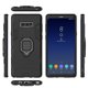 thumbnail image 4 of Funda Rígida Antichoque Compatible con Samsung Galaxy Note 9 Negro con Anillo Metálico y Soporte Mag, 4 of 6