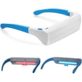 thumbnail image 1 of Red Light Therapy Glasses with 670nm Red Light for Eye Health, Blue Light for Sleep, Winter Blues & Jet Lag Relief New Packing, 1 of 9