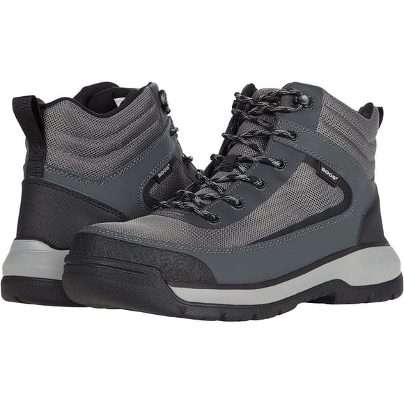 BOGS Mens Shale Mid Ct ESD Ankle Boot 13 Grey